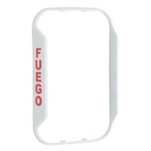 System Sensor BZGW-SP L-Series "FUEGO" Bezel for Wall-Mount Horn Strobe, Works with CHRL, CHSRL, HRL, P2RL, SRL Models, White