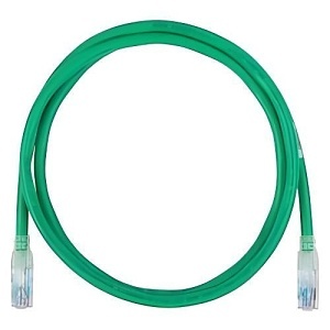 Belden CA21105015 10GX Shielded Modular CAT6A Patch Cord, Bonded-Pair, F/UTP, 24/4 Solid, Riser-CMR, 15', Green