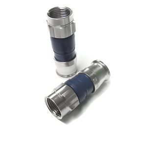 Belden EX6XLPLPLUS EX Universal Compression Connector, SignalTight Continuity Technology, Extended Body, Plenum Cable