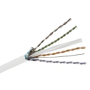 Hubbell HC6AFTPSPW NEXTSPEED Ascent CAT6a F/UTP Cable, Plenum Reel in Box, White