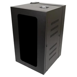 Hubbell HQC4832 Cabinet Components, QUADCAB 48"Hx32"D, Window Door, Black
