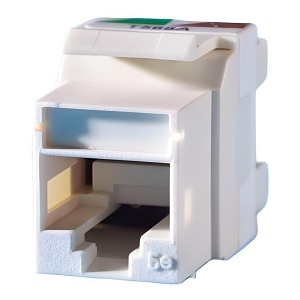 Ortronics KS5EA-45 KEY STN TChoice C5E Jack, Green