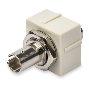 Belden A0407009 MDVO-Style Multimedia Module, ST Compatible, Multimode, Fiber, Electric White
