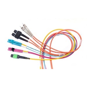 Belden FP44F4F02M5 Fiber Optic Patch Cable OM4 MPO 8-Fiber, 2.5m