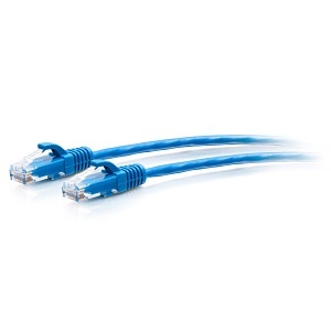 C2G C2G30135 CAT6a Snagless UTP Slim Ethernet Network Patch Cable, 12' (3.6m), Blue