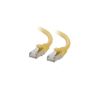 C2G C2G07380 CAT6a Snagless Shielded (STP) Ethernet Network Patch Cable, 20' (6.1m), Yellow