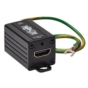 Eaton Tripp Lite B110-SP-HDMI-1 In-Line HDMI Surge Protector, 4K, HDCP, Metal Case, IEC Compliant