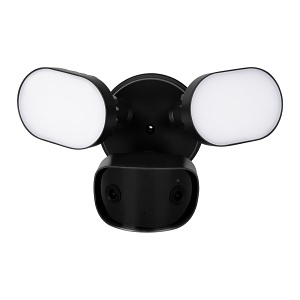 Luma LUM-720-IP-FLDB X20 7MP Dual Lens Floodlight IP Camera, PoE, Black
