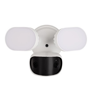 Luma LUM-720-IP-FLDW X20 7MP Dual Lens Floodlight IP Camera, PoE, White