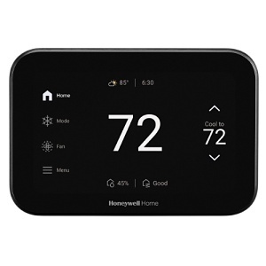 Honeywell Home THX1200B6/U ElitePro S1200 Thermostat, 5", Black