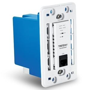 TRENDnet TEW-W960DAP AX1800 Dual Band Wi-Fi 6 PoE In-Wall Access Point, FDMA and MU-MIMO Technology