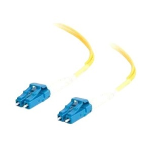 C2G CG11179 LC-LC 9/125 OS2 Duplex Single-Mode Fiber Optic Cable, 16.4' (5m), Yellow