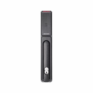 HES KS210-S-IPS-BC BLK/WHT Server Cabinet Lock Access Control Swing Handle Server Cabinet Lock, RS-485 OSDP, HID MultiCLASS SE, SFIC Blank, Black / White
