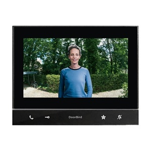 DoorBird 429614011 A1103 IP Video Indoor Station, 7" True IPS Touch Display, Black