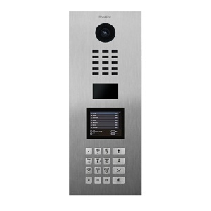DoorBird 429615001 D21DKV IP Video Intercom, Surface Mount, Brushed Stainless Steel V2A