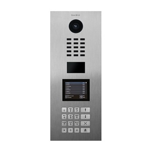DoorBird 429649594 D21DKV IP Video Intercom Station, Flush Mount, Brushed Stainless Steel