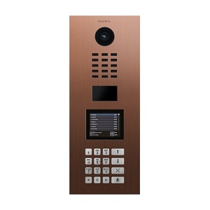 DoorBird 429649631 D21DKV IP Video Intercom Station, Surface Mount, Brushed Bronze