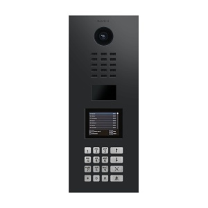 DoorBird 429649815 D21DKV IP Video Intercom Station, Surface Mount, Graphite Black