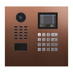 DoorBird 429651344 D21DKH IP Video Intercom Station, Surface Mount, Brushed Bronze