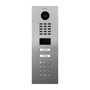 DoorBird 429653089 D2102KV IP Video Intercom Station, Surface Mount, Brushed Stainless Steel