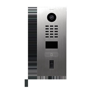 DoorBird 429654796 D2101FV Fingerprint 50 IP Video Intercom Station, Surface Mount, Brushed Stainless Steel