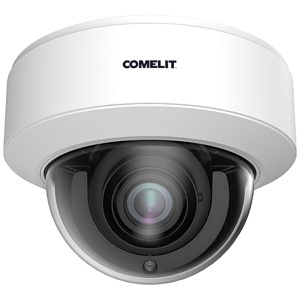 Comelit IK04N1ZA Next Series 4MP Vandal-Resistant Dome IP Camera with Built-in Microphone, IK10, 2.8-12mm Motorized Lens, White