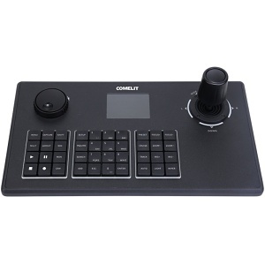 Comelit IPKYBA01B IP Control Keypad for Advance Series PTZ Cameras, 12VDC, Black