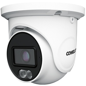 Comelit IT04N2FA Next Series ColorUP 4MP Turret IP Camera with Built-in Microphone, 2.8mm Fixed Lens, White