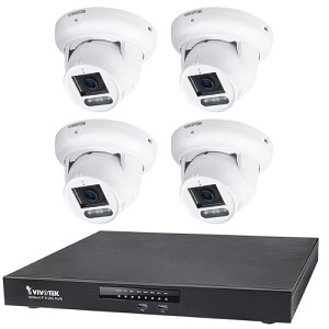 4X5MP AI TURRET 1X16CH POE NVR H265