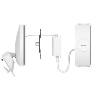 Ring B0DM9W8KK8 PoE+ Adapter with Junction Box Cover Mount, White