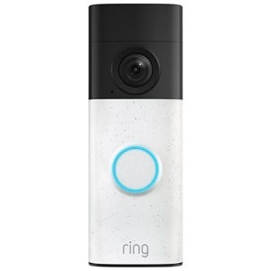 Ring B0FHJ7TKZM Battery Doorbell, Retinal 2K with Wide-Angle Video, up to 6x Enhanced Zoom, Two-Way Talk, Grey