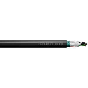 Superior Essex 120363D01 Dri-Lite 12D Series Single Jacket Single Armor Cable, 36-Fiber, Loose Tube Cable