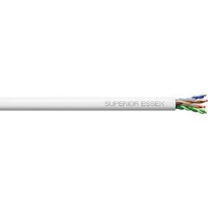 Superior Essex 66-273-4B CAT6 Network Cable, 4x23 DataGain CAT6+ CMP, 2.5km, White
