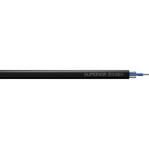 Superior Essex 6U00631BB 6U Series Fiber Optic Data Cable, Oval Toneable Drop Cable, 6-Fiber, 0.17-0.3" Outside Diameter