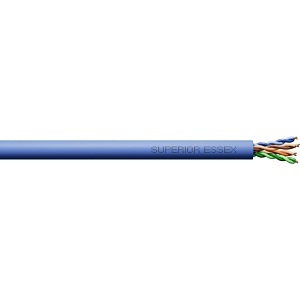 Superior Essex 77-225-2B CAT6 Network Cable, 4X23 C6CMP BL 150CL