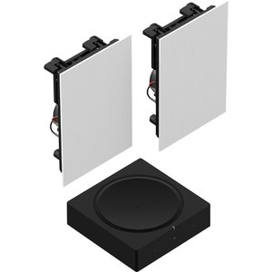 Sonos SONOS-IN-WALL-SET 6'' Pair In-Wall Speaker and Amplifier Set, White