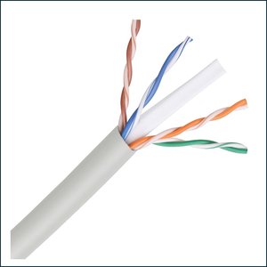 Wavenet 6A04URWH3-ETL CAT6A Ethernet Cable, 1000' Reel-in-Box, White