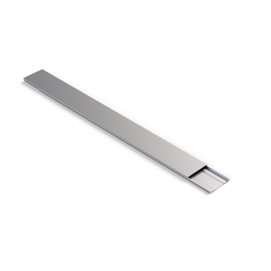 Wiremold FXRLROC-6DG Connectrac FLEX 6' Raceway Cover with Integrated Transition Ramps, Dark Gray