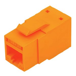Belden RVAMJKUOR-B24 REVConnect 10GX CAT6A UTP Modular Jack 24-Pack, Orange