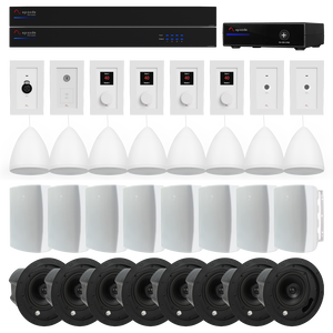 Episode EA-COM-EBMS-BND-L-WH Business Music Solution Commercial Audio Bundle, Large, White