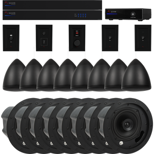 Episode EA-COM-EBMS-BND-M-BL Business Music Solution Commercial Audio Bundle, Medium, Black