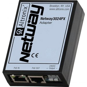 Altronix NETWAY3024PX PoE Adapter, Converts PoE/PoE+ Into 24VDC