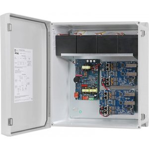 Altronix NetWaySP4T2W53 8-Port Outdoor Hardened 4PPoE (802.3bt) Switch with Integral Power