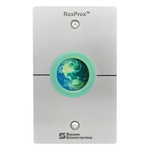 Essex PRX-2S RoxProx Single Gang Proximity Reader Stainless Faceplate, Blue Globe