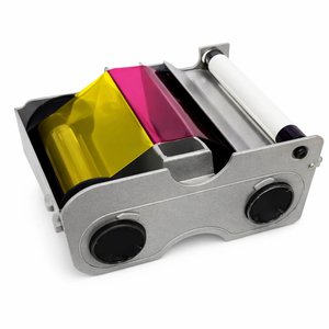 HID FARGO 045030 YMCKO Ribbon Cartridge, 250-Prints