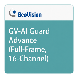 GeoVision GV-AI Software, Guard Advance(Full Frame) 16-Channel