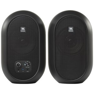 JBL Professional 104-BT Compact Desktop Reference Monitors with Bluetooth, Black