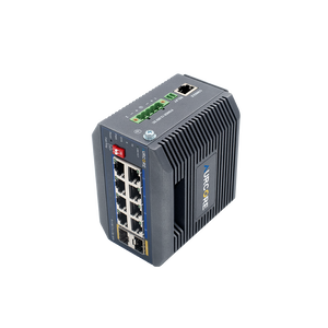 AurCore AIS2002 Layer 2+ Managed Switch, (8) GE RJ45 Ports, (2) GE SFP Uplink Ports