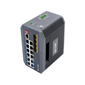 AurCore AIS2003 Layer 2+ Managed Switch, (8) GE RJ45 Ports, (4) GE Base-T/SFP Combo Ports