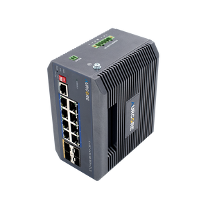 AurCore AIS4001 Layer 3 Managed Switch, (8) GE RJ45 Ports, (4) 10GE SFP+ Uplink Ports